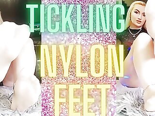 Tickling Nylon Toes