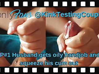 Retrench gets oily handjob..