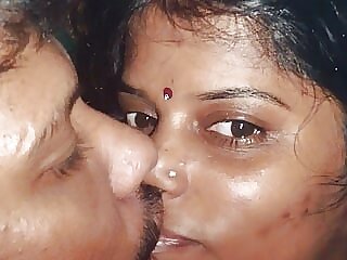 Indian wife kiss pain in the..