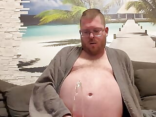 Obliviously pissing from the..
