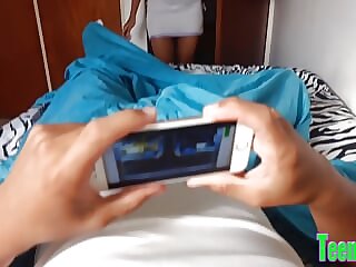 My stepsister comes to fuck..