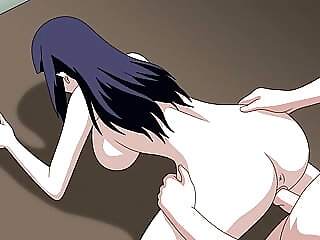 Naruto Hinata anime send-up..