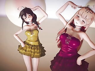 Mmd R-18 Anime Girls Sexy..