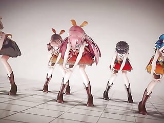 Mmd R-18 Anime Girls Sexy..