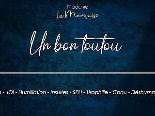 Like a good doggie you obey..