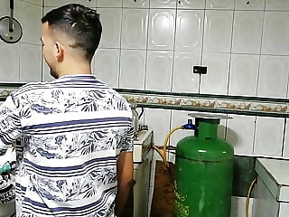 I found him masturbating in..