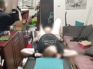 My liver lick my pussy. My..