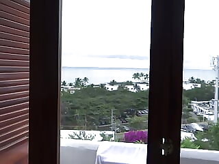 After the beach, I enjoy my..