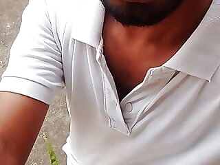 Walk in garden sexy hot day..