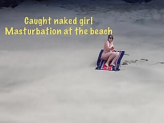 Filming beach masturbation..